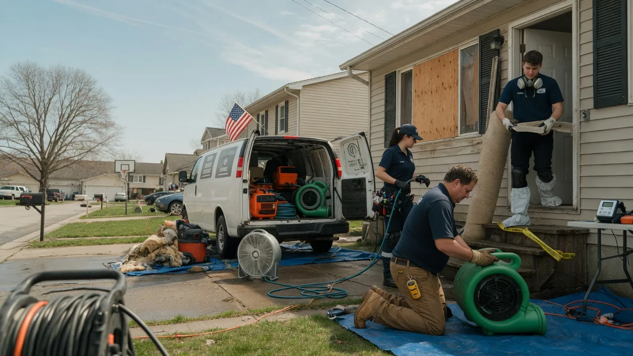 Water Damage Restoration in Carbondale, IL near me